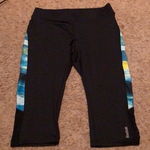 Reebok workout leggings, Capri length, like new!